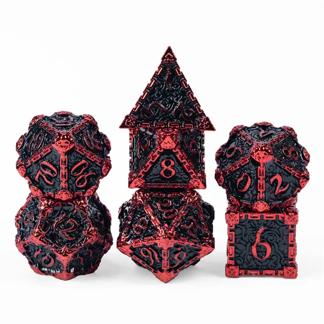 7PC Dagger of Venom Red Black