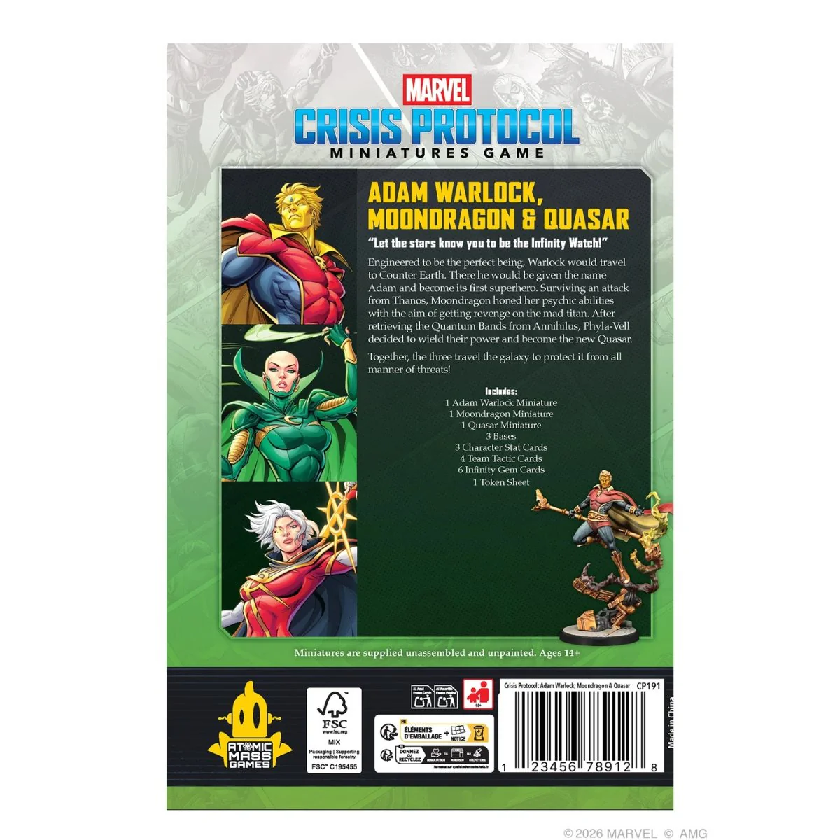 Adam Warlock, Moondragon & Quasar - Image 2