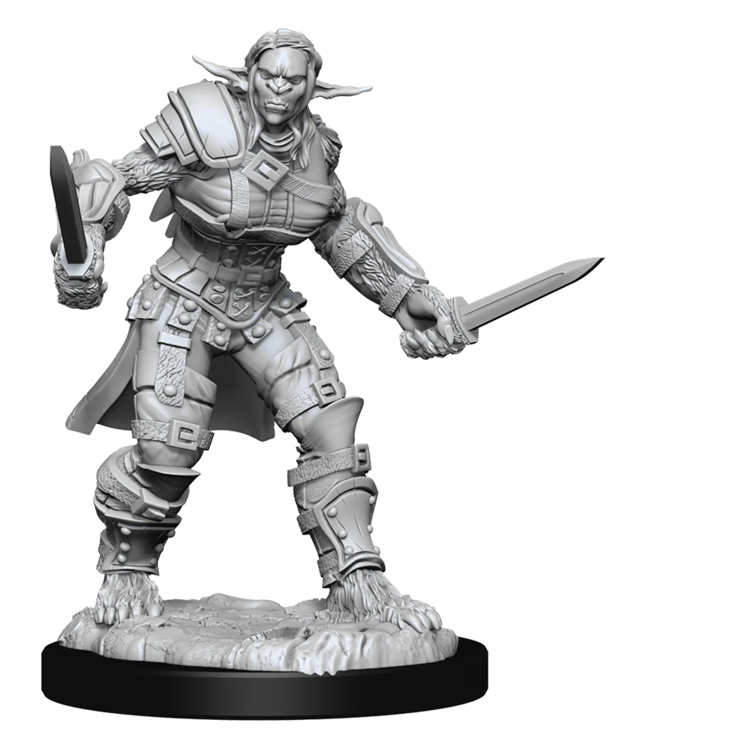 Nolzurs Marvelous Miniatures Bugbear Barbarian Male & Bugbear Female Rogue