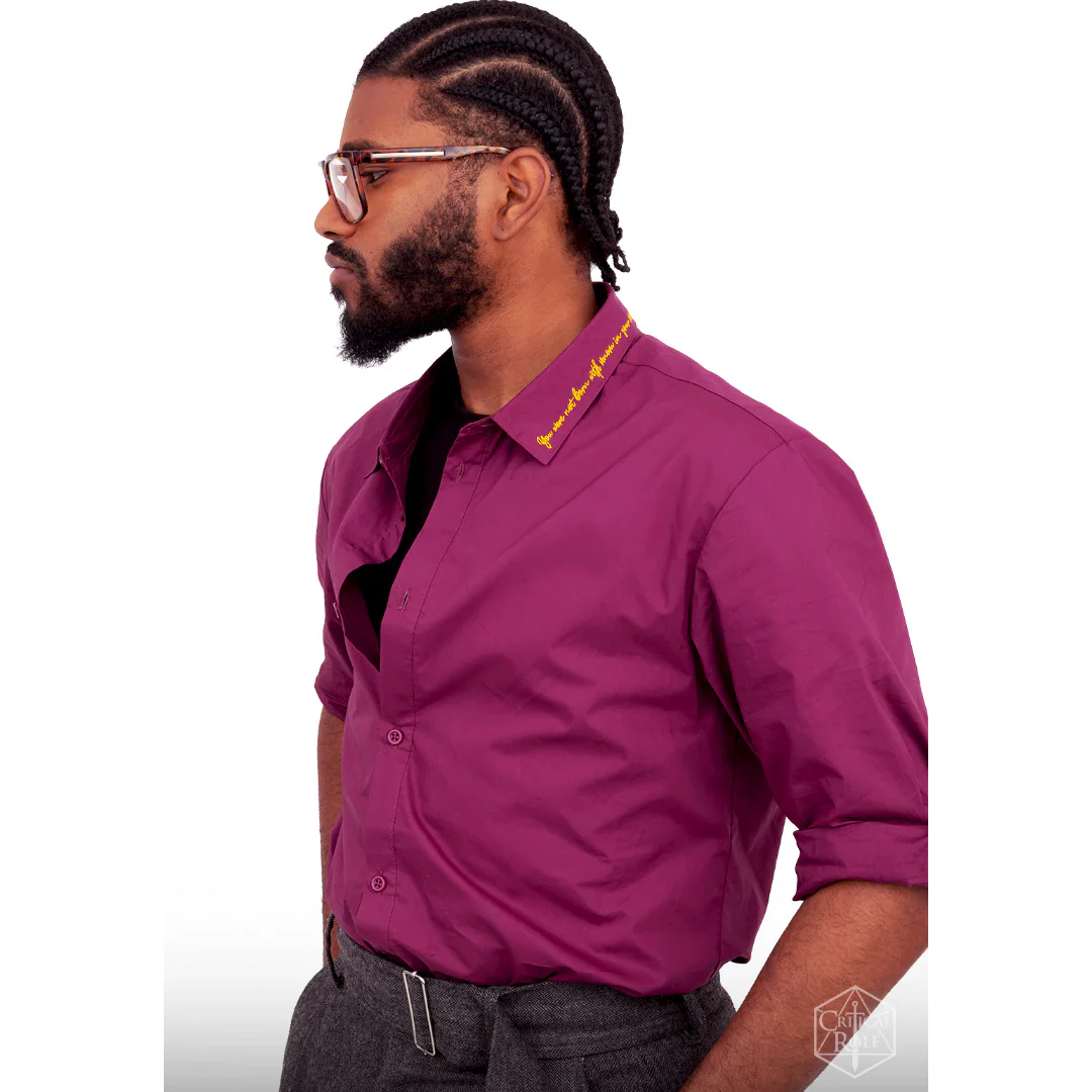 Caleb Widogast Button Down Long Sleeve Shirt L - Image 4