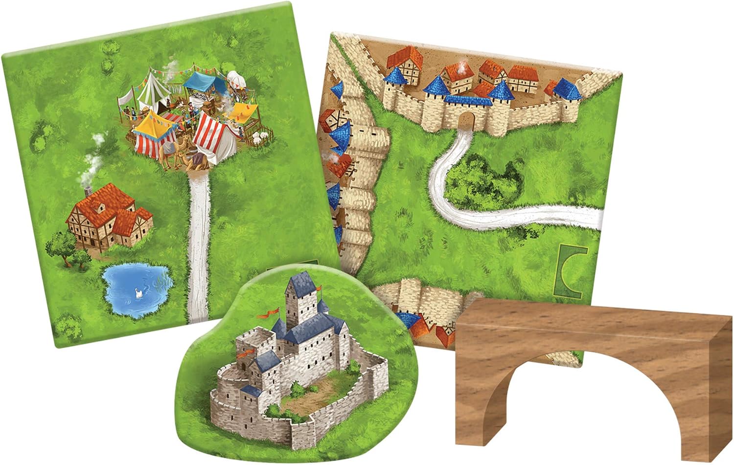 Carcassonne Expansion 8 Bridges, Castles, and Bazaars - Image 4