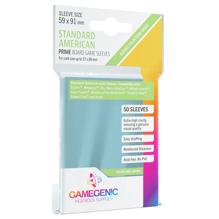 Clear American Std Boardgame Sleeves