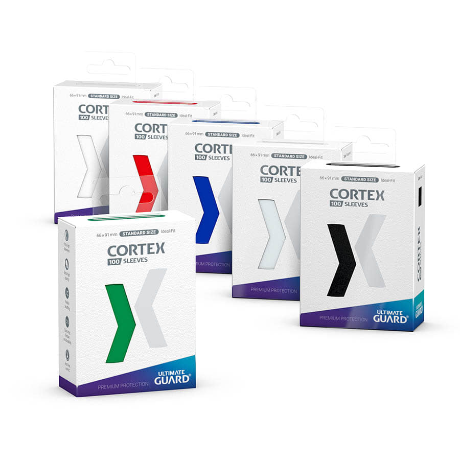 Ultimate Guard Cortex Sleeves: Standard Size Glossy White (100ct)