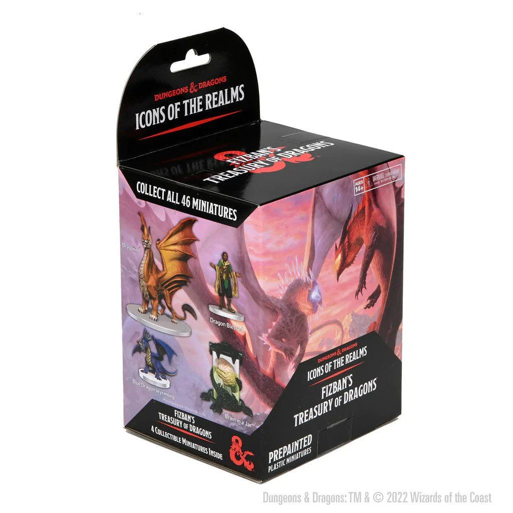 D&D Icons of the Realms: Miniature Booster Huge - Fizban's Treasury