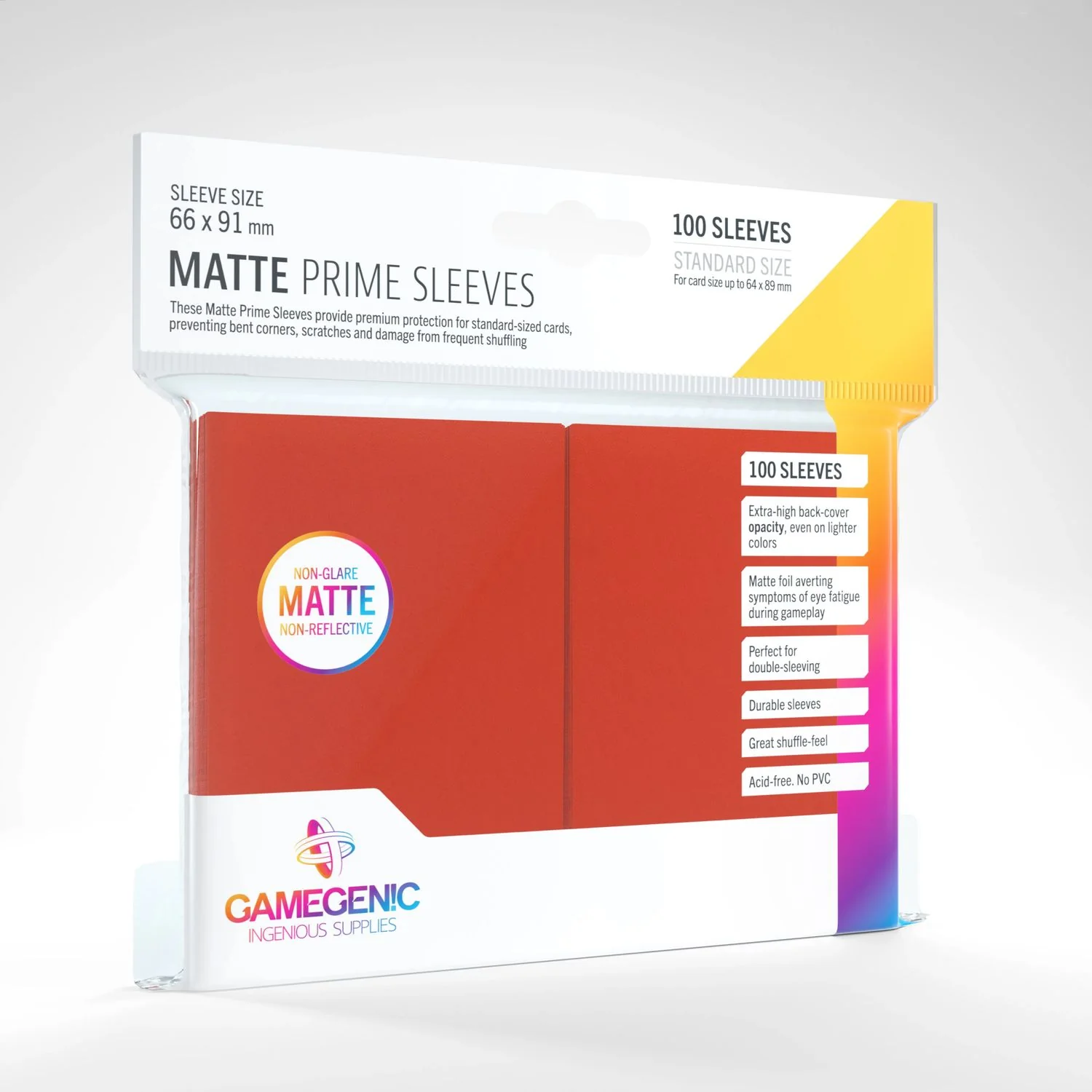 Deck Protectors: Matte Prime RED