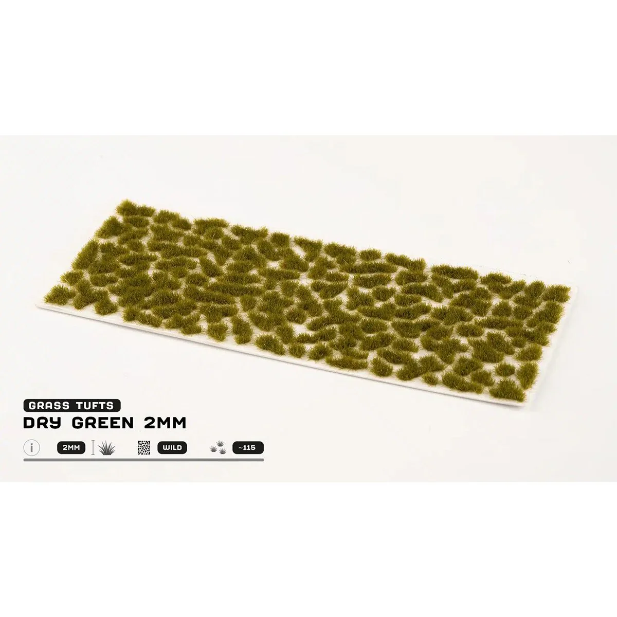 Gamers Grass Dry Green 2mm - Wild