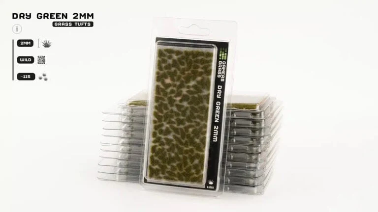 Gamers Grass Dry Green 2mm - Wild - Image 2
