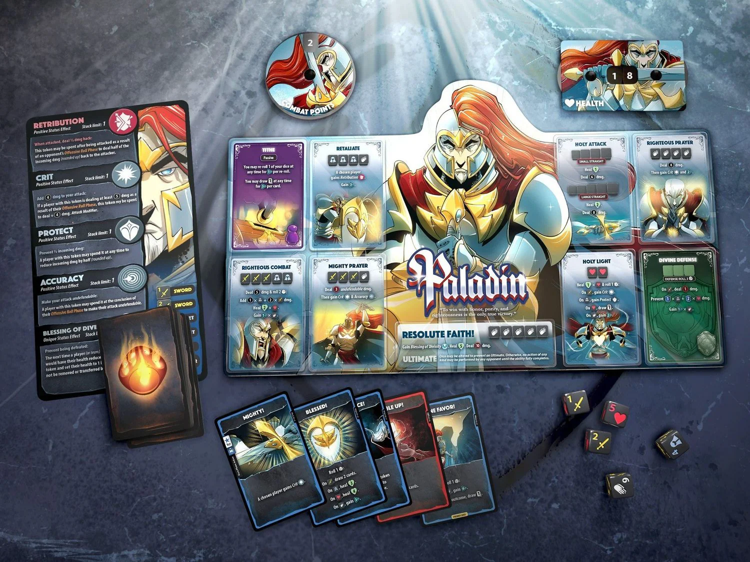 Dice Throne: Season One Rerolled - Monk vs Paladin - Image 3