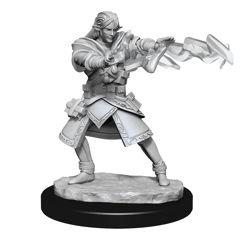 Nolzur's Marvelous Miniatures: Elf Wizard Male - Image 2