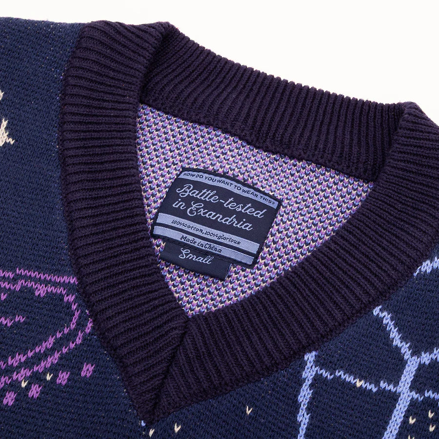 Essek Thelyss Knit Pullover Sweater Vest L