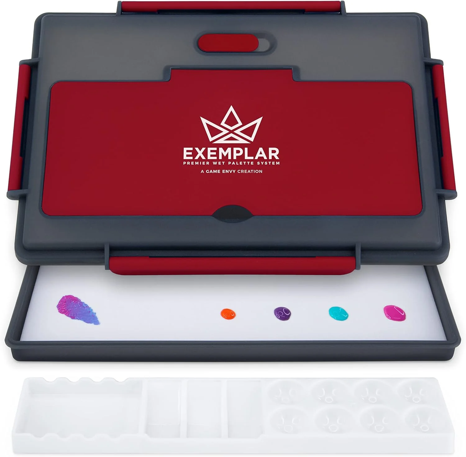 Exemplar MEGA Wet Palette Red
