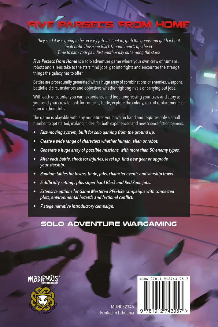 Five Parsecs from Home: Solo Adventure Wargame - Image 2