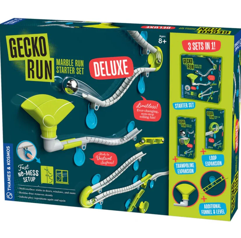 Gecko Run: Marble Run Deluxe Starter Set