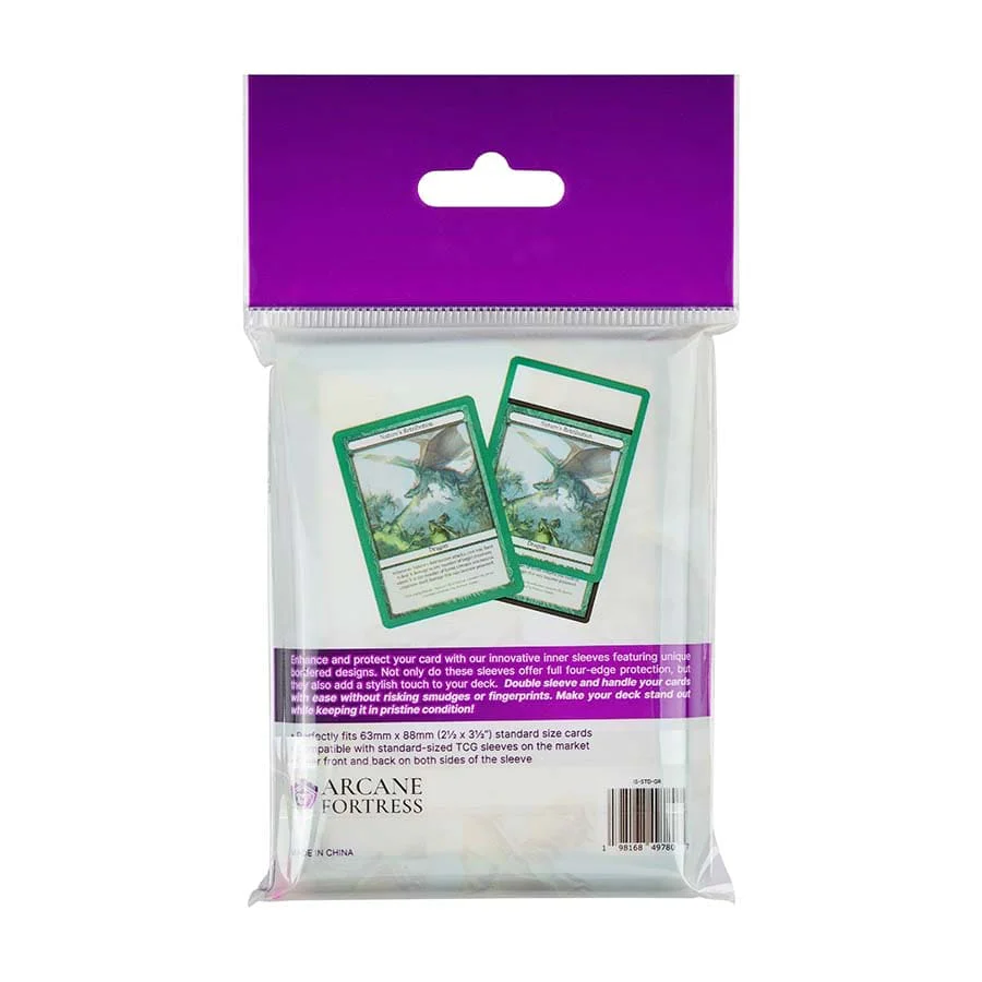 Arcane Fortress Synergy Inner Sleeves - Green Grove