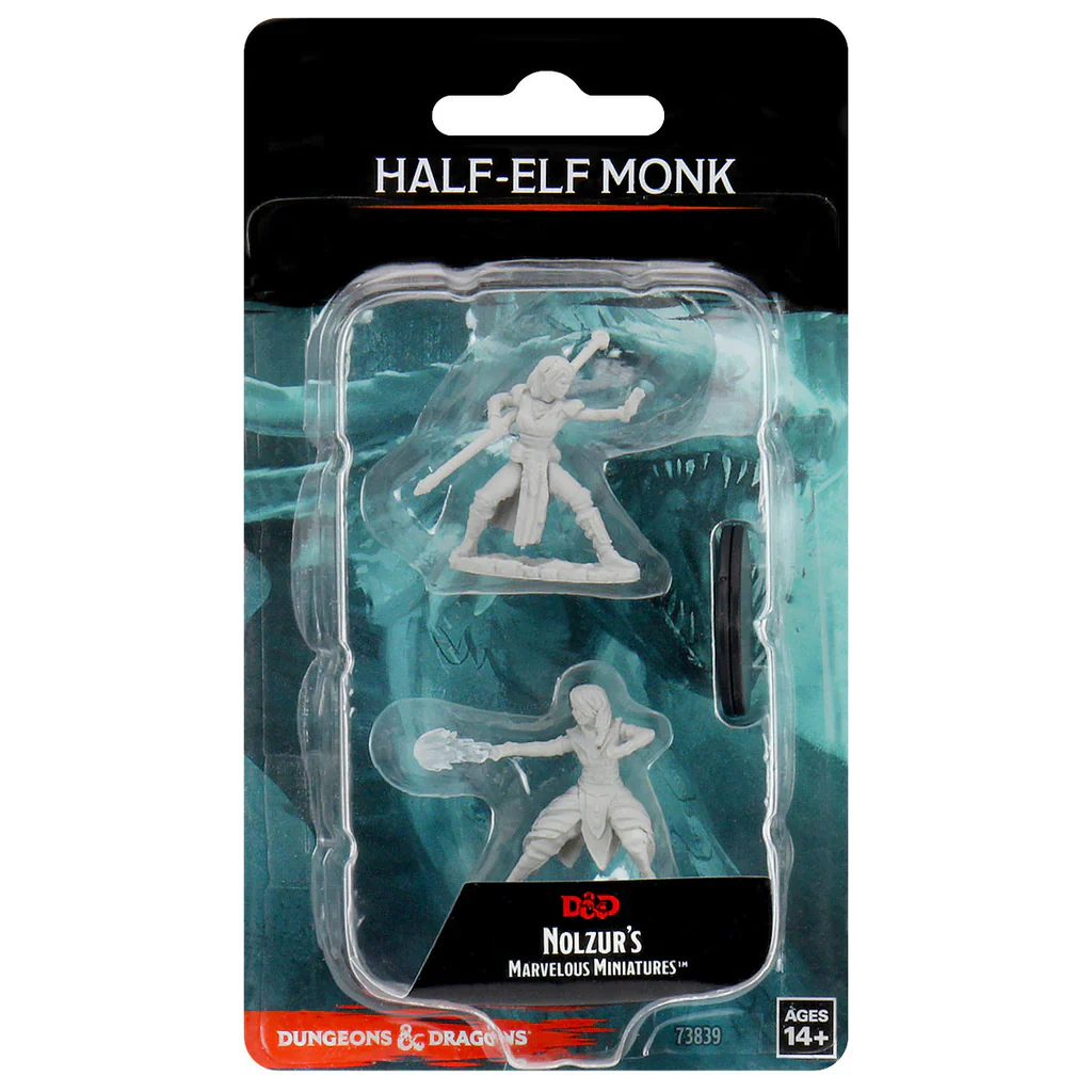Nolzur's Marvelous Miniatures: Half-Elf Monk Female