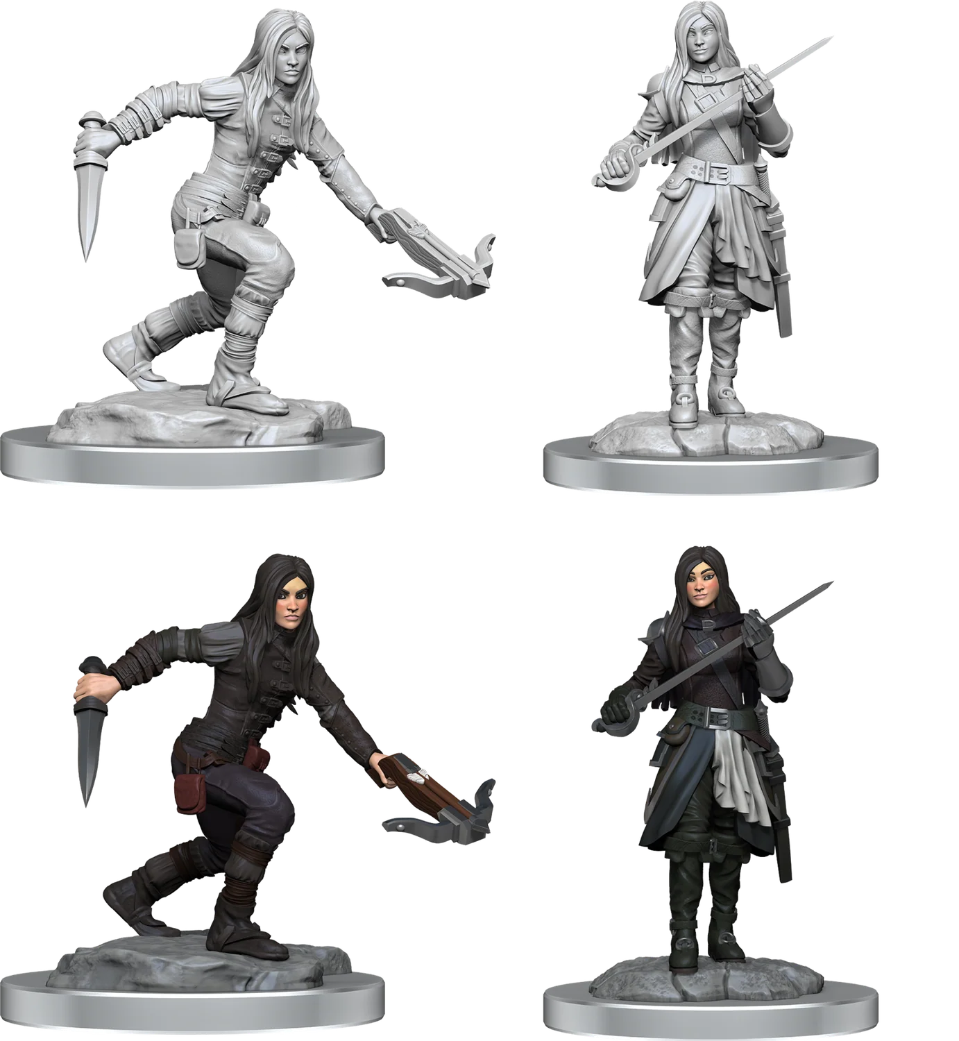 Nolzurs Marvelous Miniatures Half-Elf Rogue Female