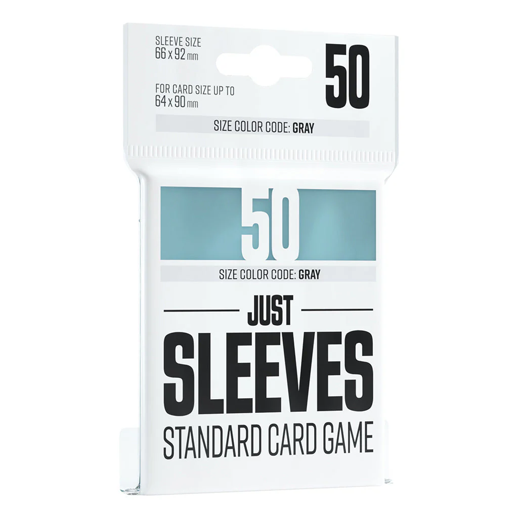 Just Sleeves Standard Card Game Sleeves - Clear (50ct)