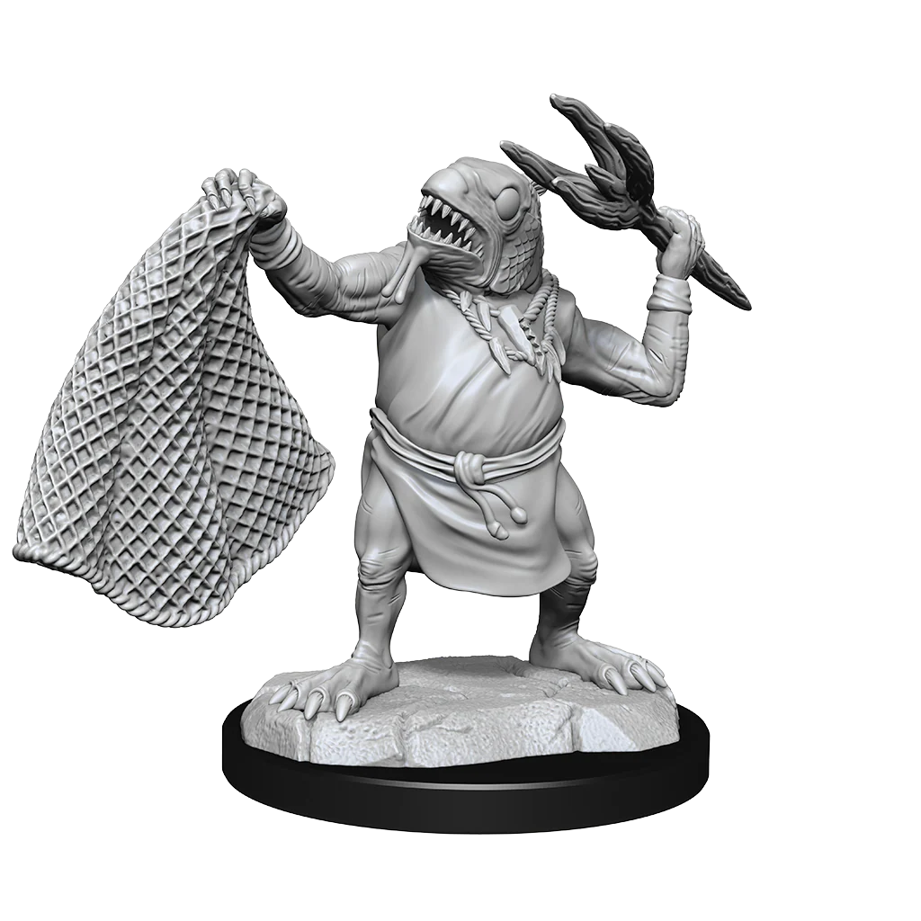 Nolzurs Marvelous Miniatures Kuo-Toa & Kuo-Toa Whips