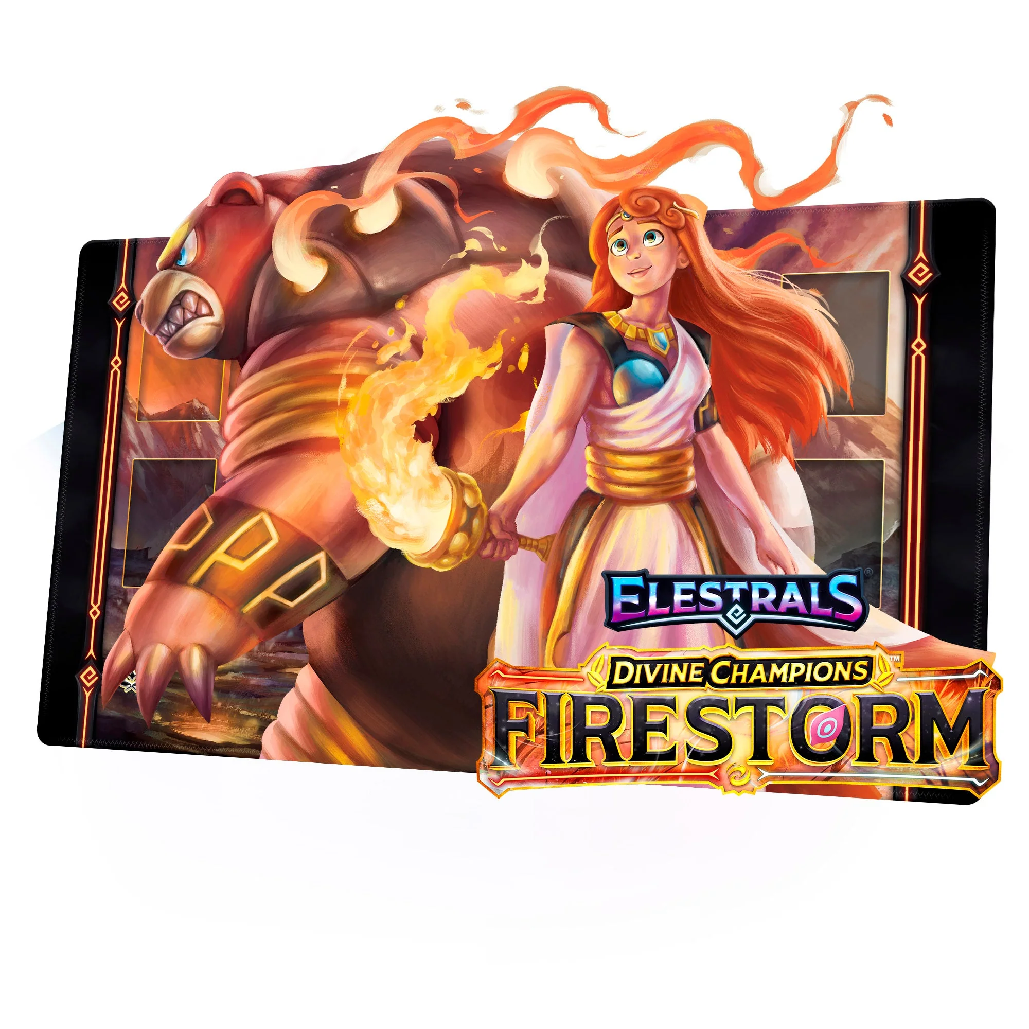 Elestrals TCG: Majursa Champion of Hestia Playmat - Image 2