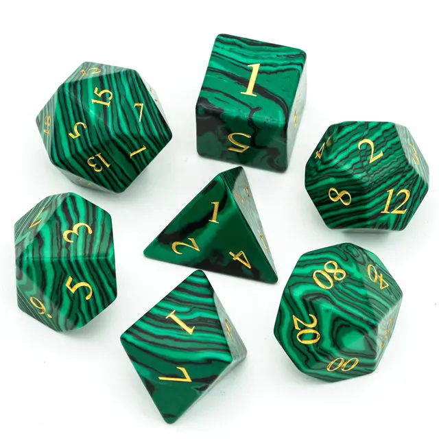 Malachite Gemstone 7pc