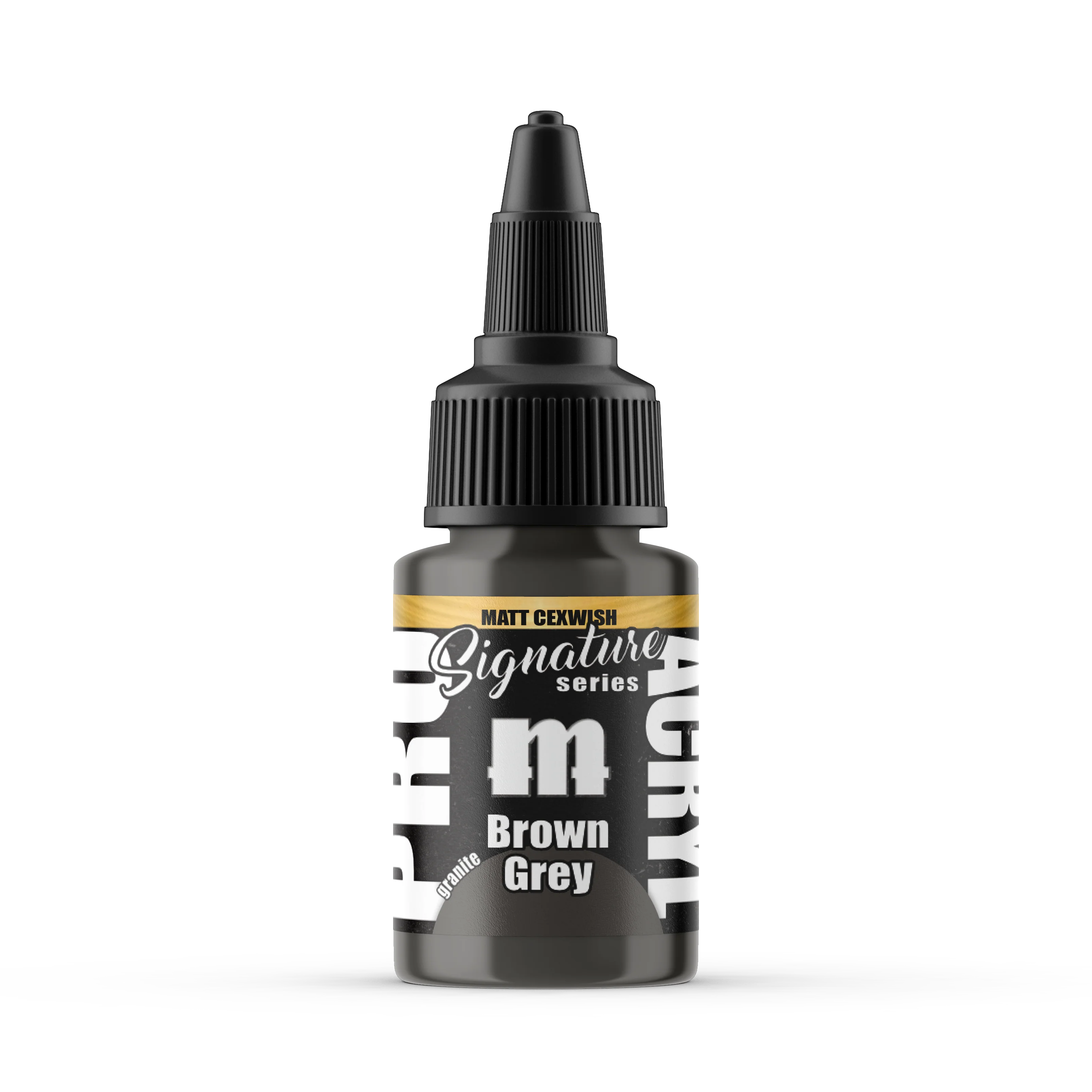Monument Hobbies Pro Acryl Signature Series: Matt Cexwish Brown Grey Paint (22ml)