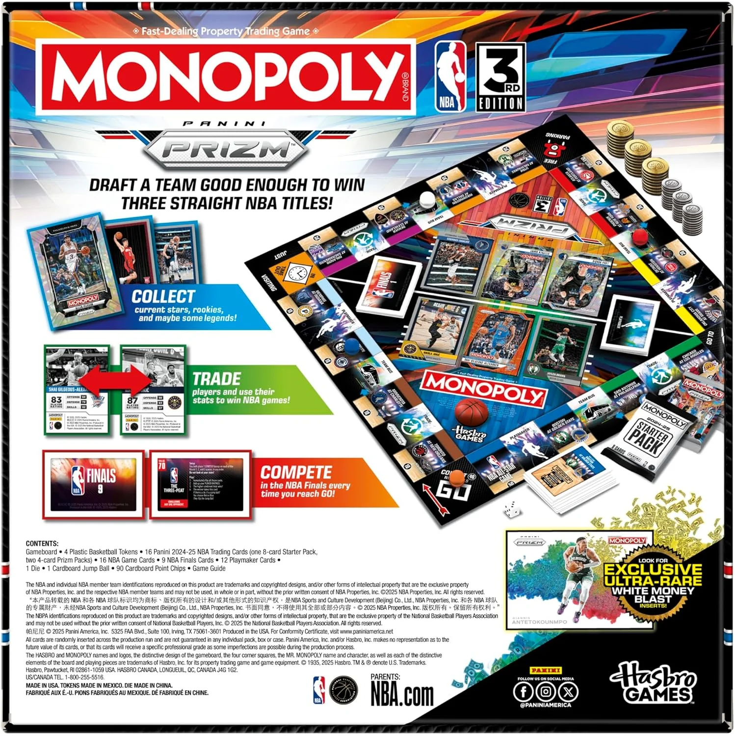 Monopoly: Panini Prizm NBA Edition - Image 3