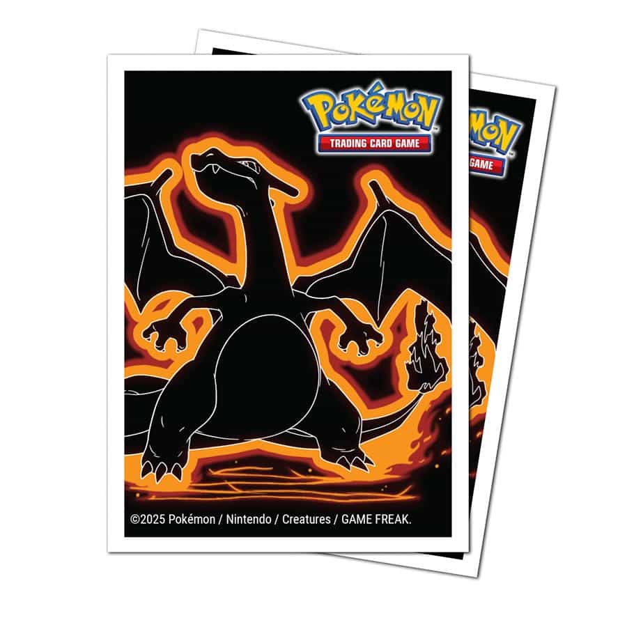 Ultra PRO Pokémon Neon Kanto APEX Deck Protector Sleeves - Charizard (105ct)