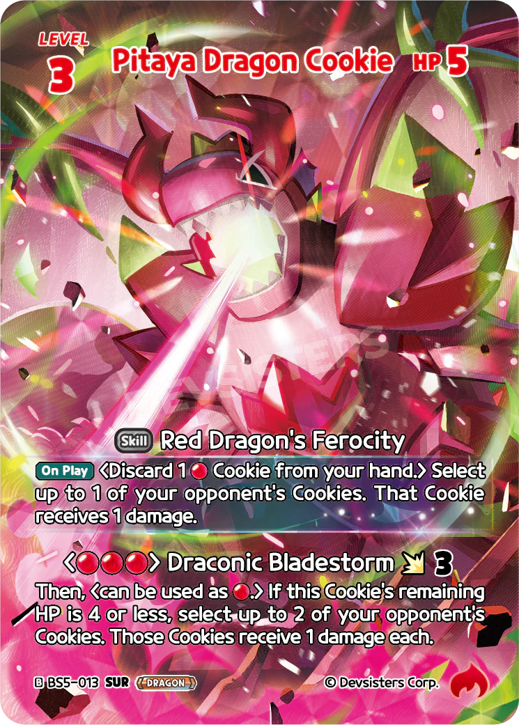 Pitaya Dragon Cookie - Case