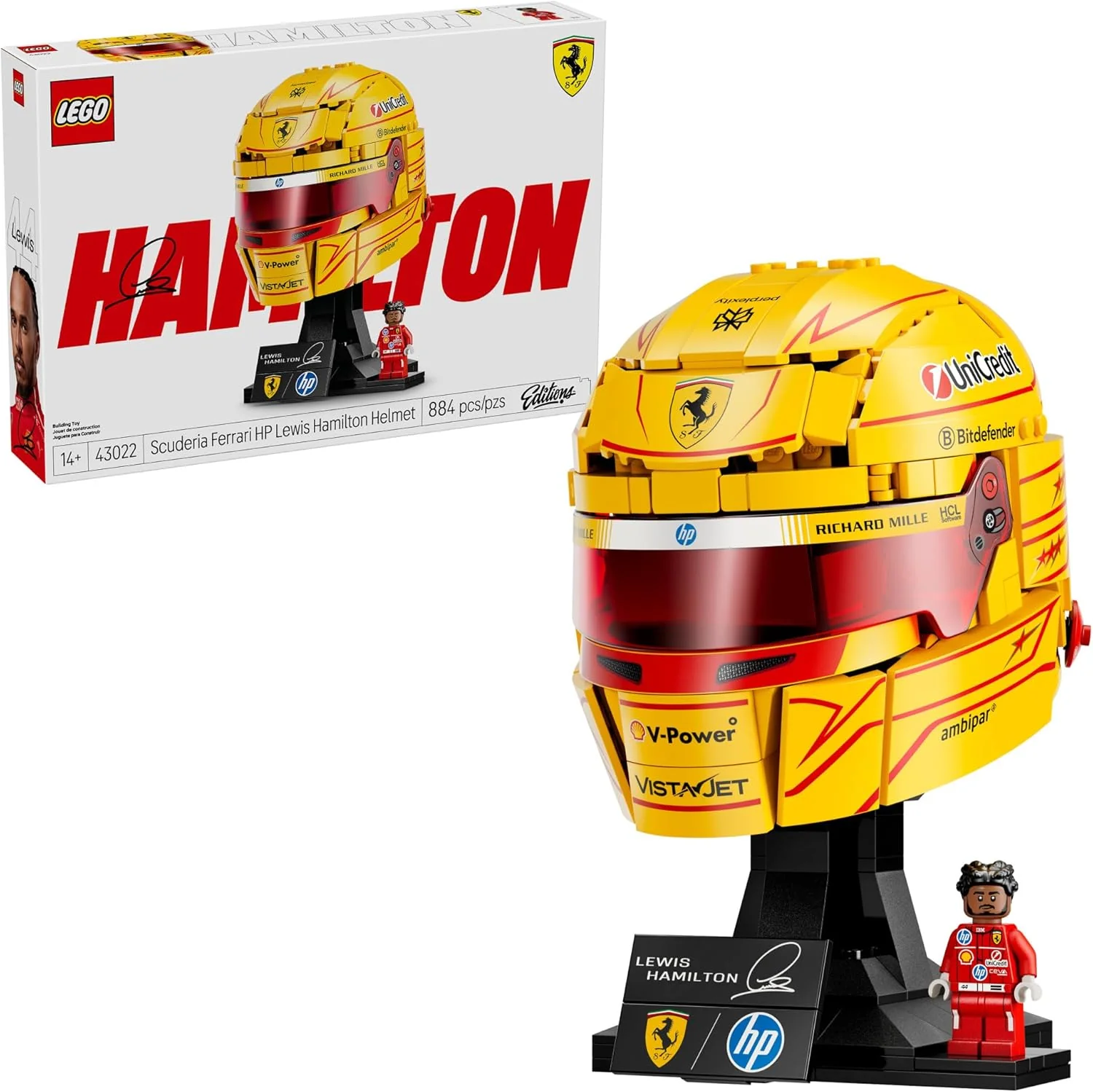 Scuderia Ferrari HP Lewis Hamilton Helmet 5/1