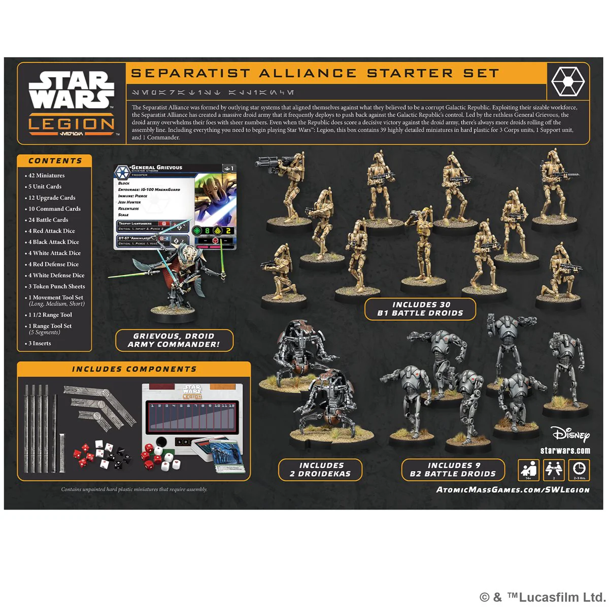 Star Wars Legion Separatist Alliance Starter Set - Image 2