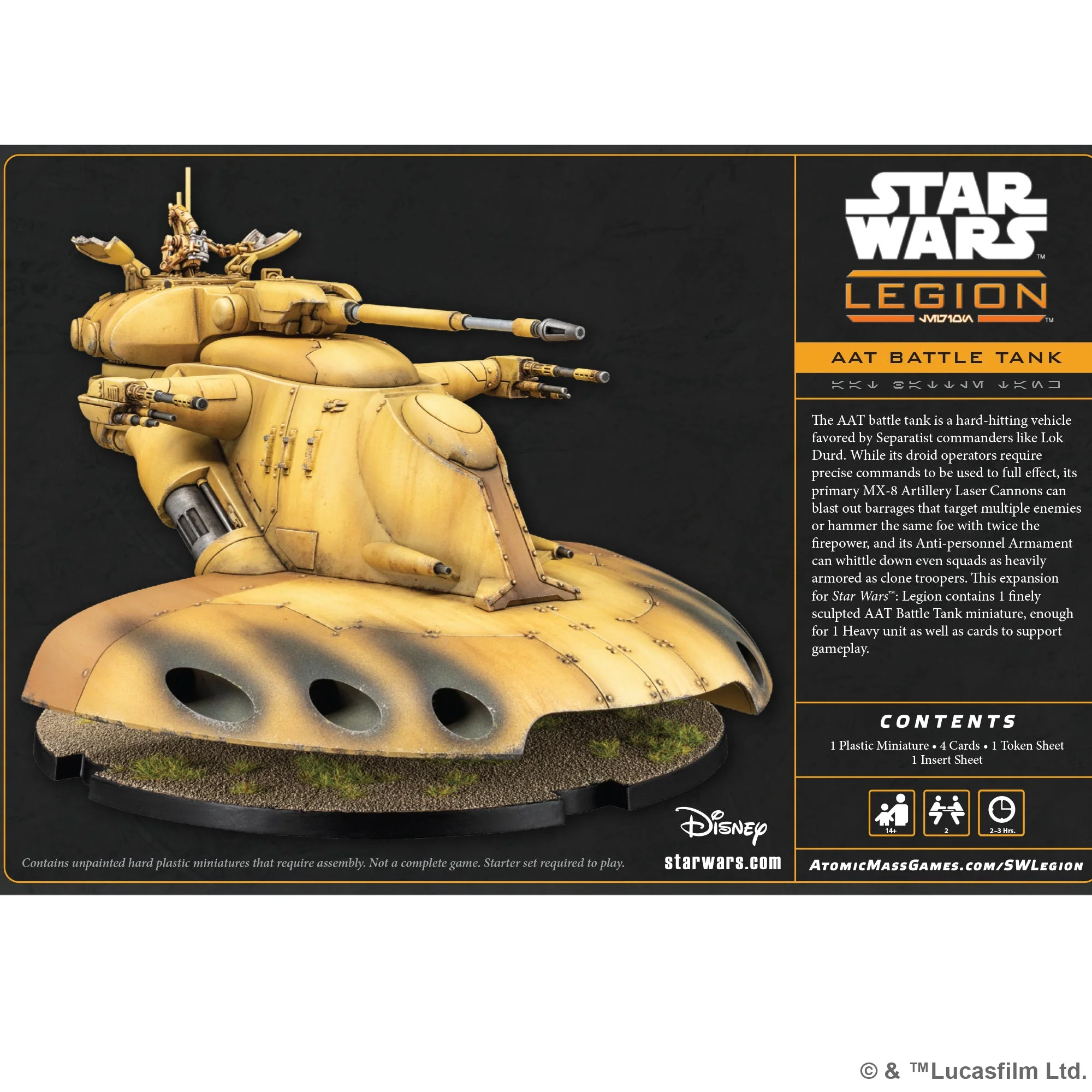 Star Wars: Legion β AAT Trade Federation Battle Tank - Image 2