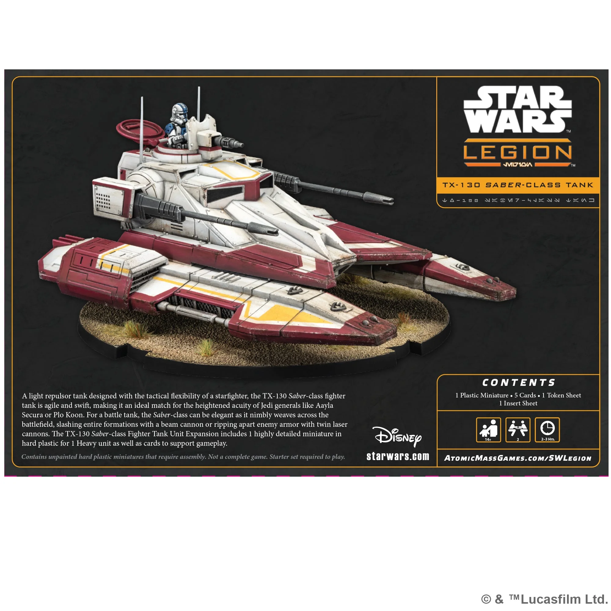 Star Wars: Legion – TX-130 Saber-Class Fighter Tank - Image 2