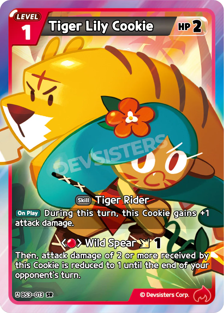 Tiger Lily Cookie