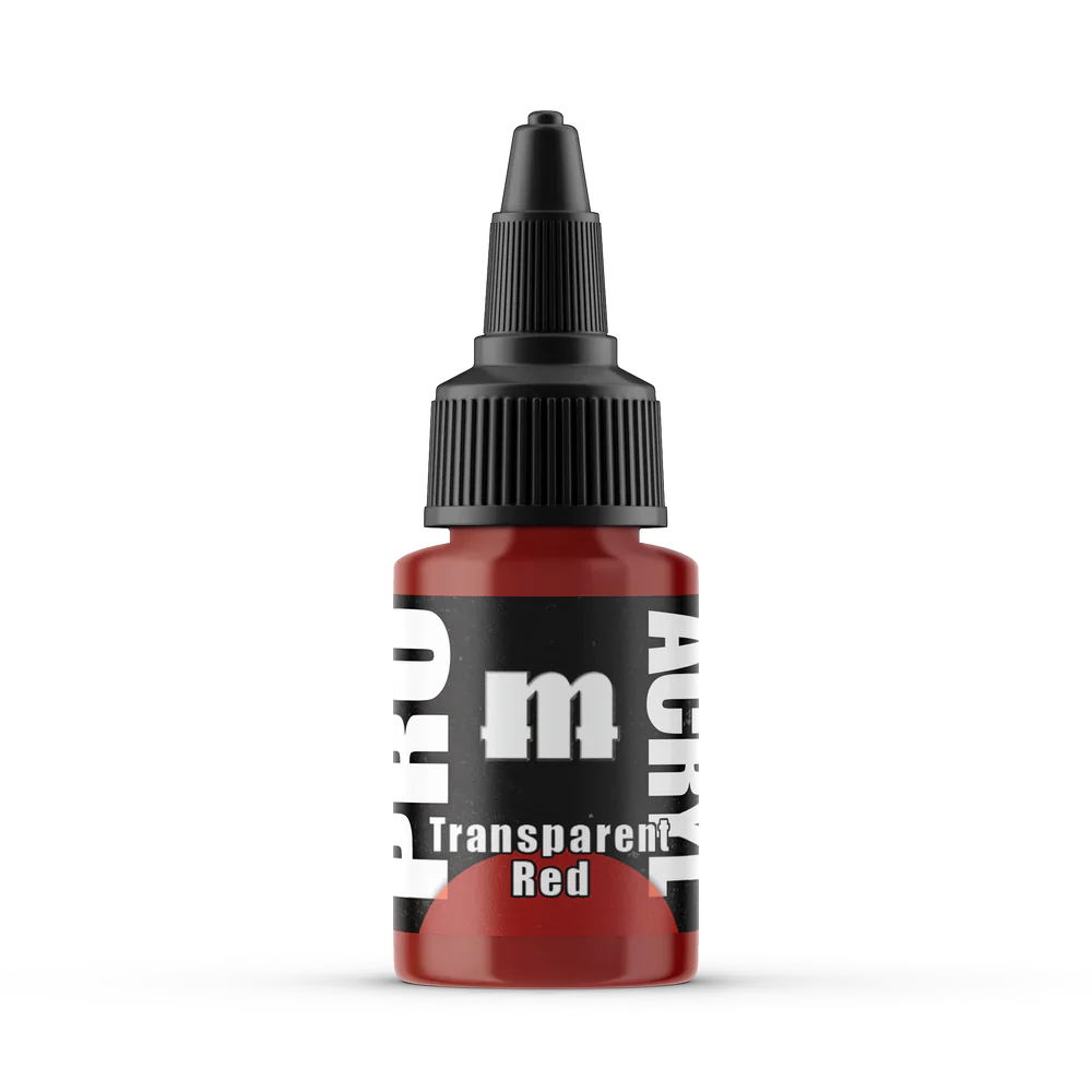 Pro Acryl Transparent Red