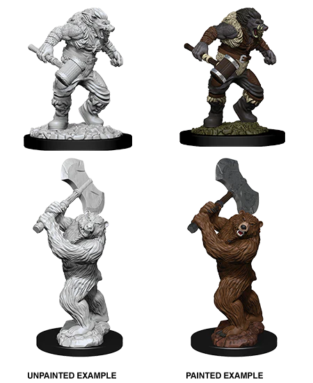 Nolzurs Marvelous Miniatures Wereboar & Werebear