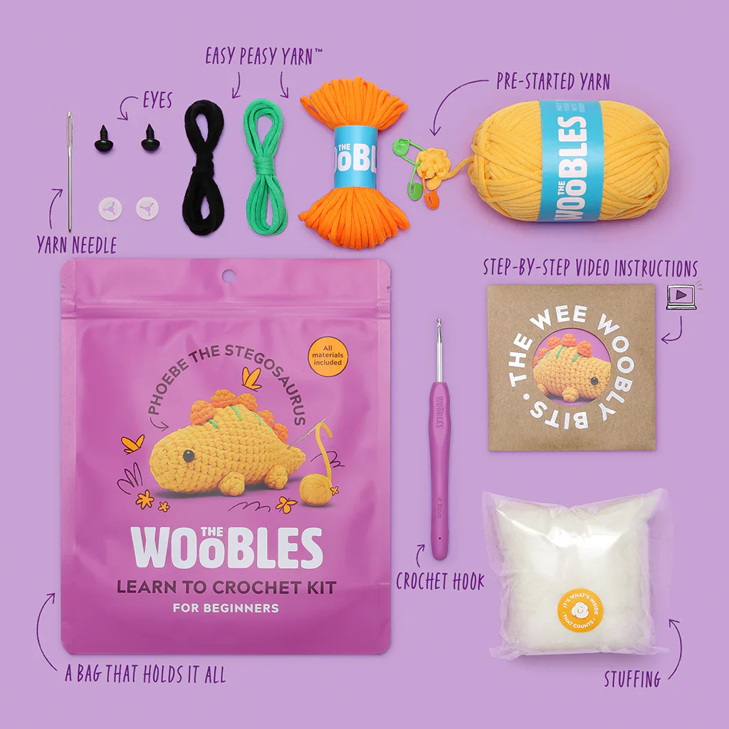 Woobles Stegosaurus Crochet Ki - Image 2