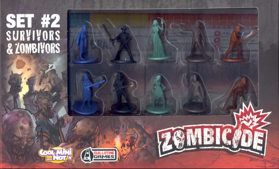 Zombicide Kickstarter Promo #2 Survivors & Zombivors